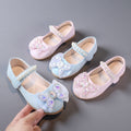 Girls' leather shoes - princess style - new spring/autumn  collection - soft sole performance shoes for little girls - non-slip flats for babies