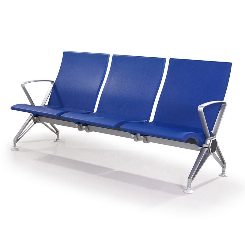 Airport chair row chair manufacturer Thickened aluminum alloy polyurethane PU row chair waiting row chair waiting chair supplier