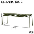 Bench: 140x35x45cm