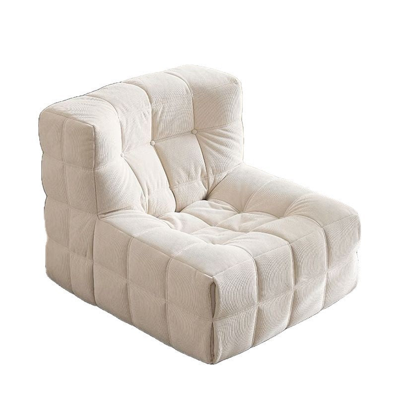 Beanbag sofa can lie down and sleep in the bedroom tatami living room balcony waffle grids caterpillar sofa single small sofa