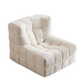 Beanbag sofa can lie down and sleep in the bedroom tatami living room balcony waffle grids caterpillar sofa single small sofa