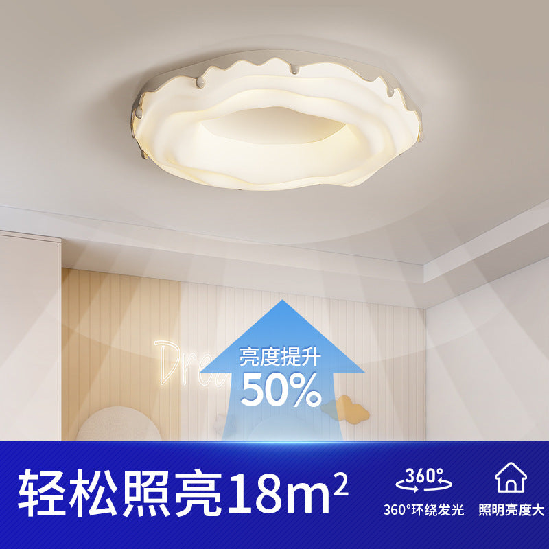 Cream Wind Creative Cookies Donuts Master Bedroom Ceiling Light Simple Modern Full Spectrum Eye Protection Book Room Lighting