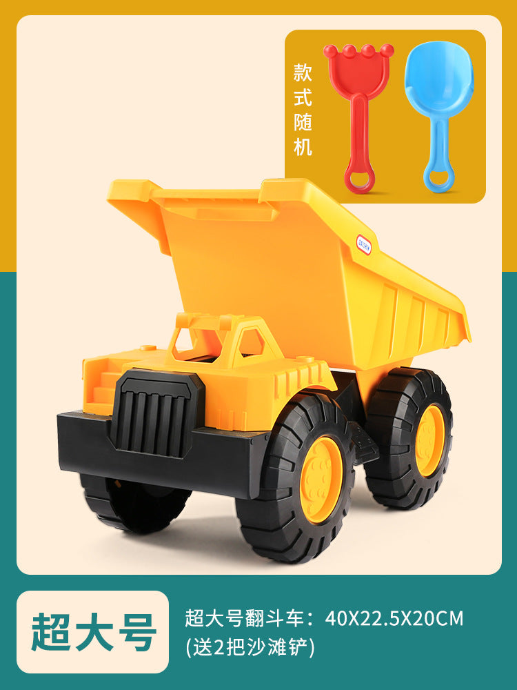 Large excavator kids toy car can seat people remote control engineering vehicle hook push excavator boy gift beach toy