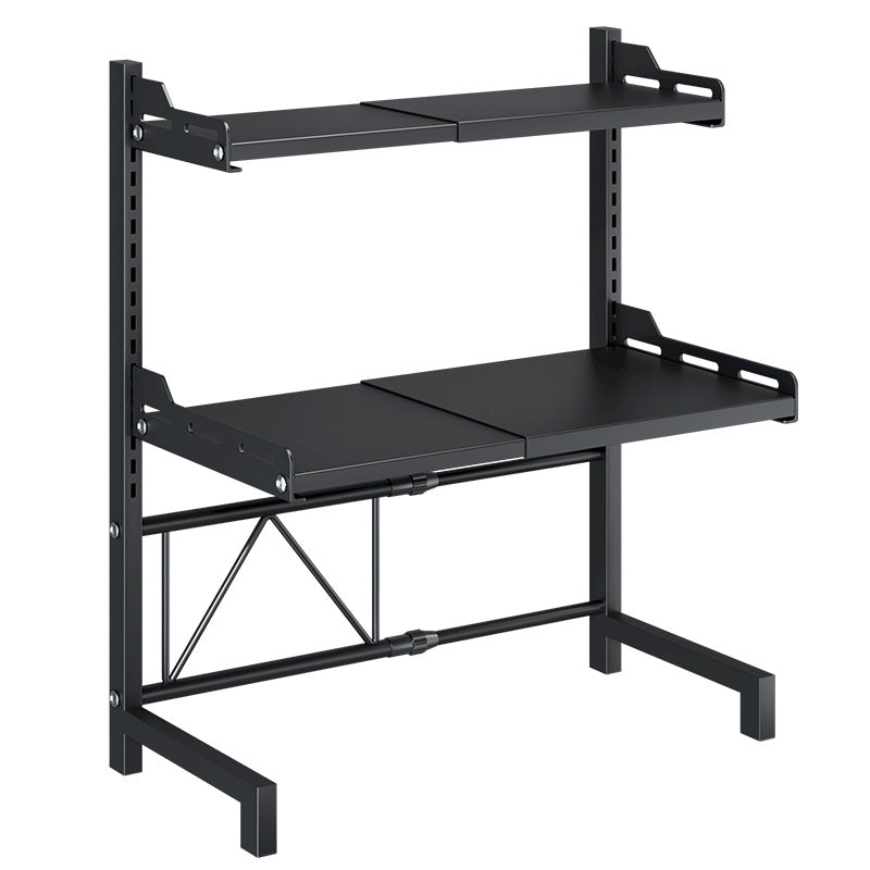 One piece of storage rack, delivery cabinet, carbon steel, kitchen rack, telescopic rice cooker, easy to clean and multi-functional storage