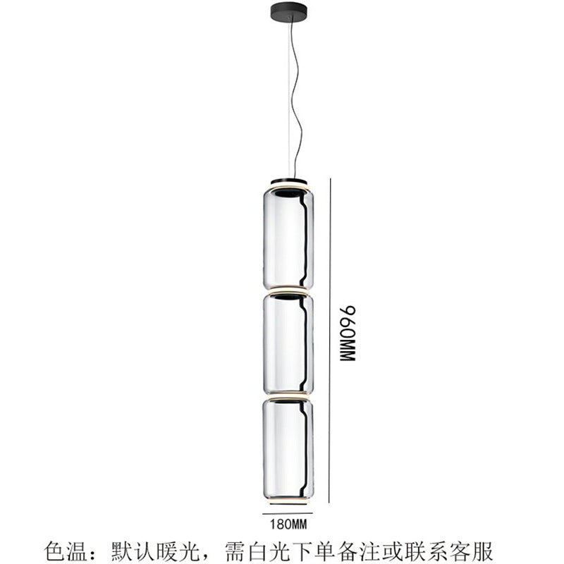 Zhengda home furnishing italian flos import glass height milan led stairwell living room dining room study chandelier