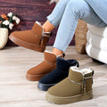side zipper thick solefleece-linedheattech snow boots for women winternew arrival cotton boots plus sizeexport short boots