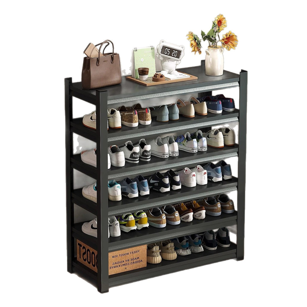 For homesteel shoe rack door floor-standing multi-layer storage rack simple entrance entrance door shoe cabinet storage rack