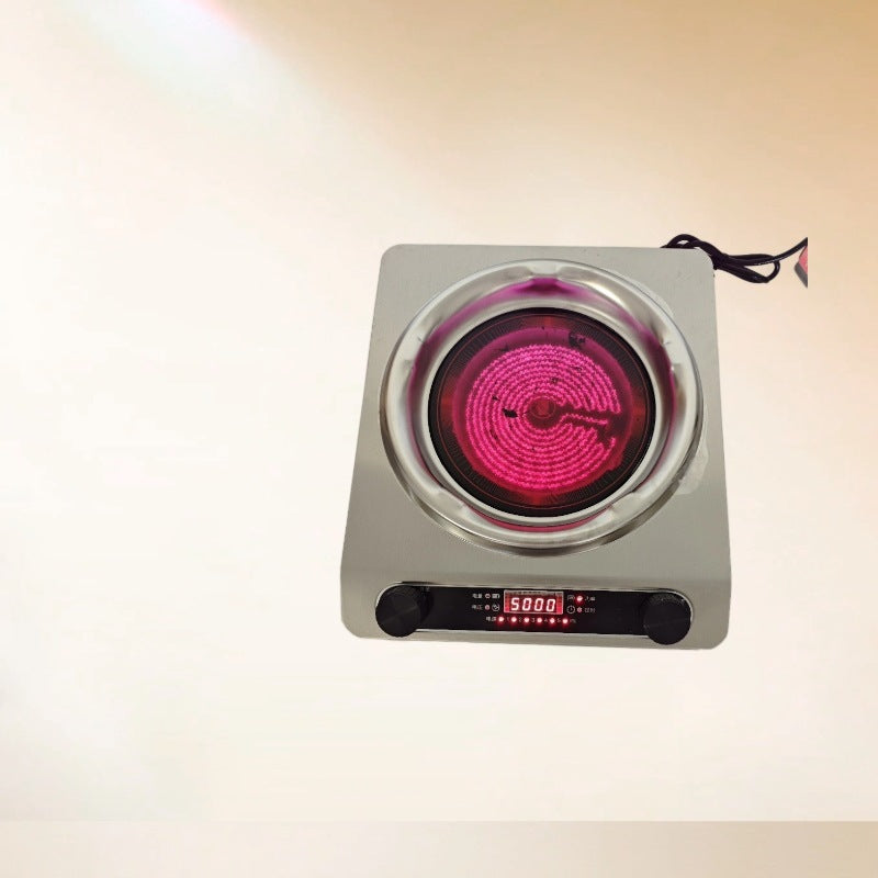 High-power concave ceramic cooktop: powerful, multi-functional hot pot, energy-efficient, works with any pot, high-heat stir-frying, bbq, cross-border e-commerce