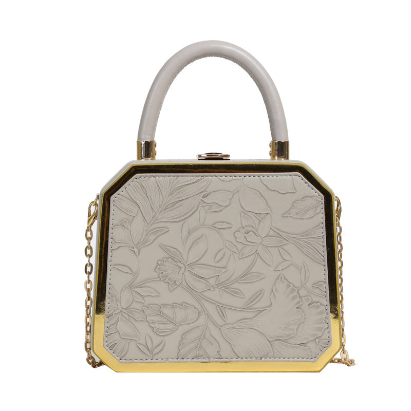 Niche style foreign style bag for women 2025new arrivalfashion texture satchel bag crossbody shoulder bag easiest for match box bag