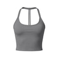 Amazon's new brushed yoga vest v-shaped cut out sports bra for women running exercise fitness vest