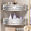 Bathroom storage rack, punch-free bathroom triangle wall-mounted toilet, washroom wall washbasin storage rack