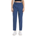 New outdoor skin-friendly ice silk thin moisture-wicking yoga fitness straight-leg pants slim fit running sports trousers women's dss073
