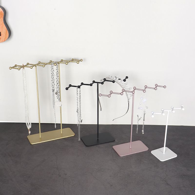 New arrival jewelry stand necklace stand earring stand desktop storage jewelry display stand bracelet ring earring hanging shelf