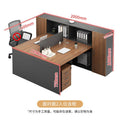 Saint li casual staff desk and chair combination modern office financial table screen card slot