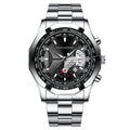 New large dial men's stainless steel watch calendar quartz watch men's watch creative wristwatch manufacturer wholesale dropshipping