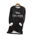 fall/winter new arrival: european and american style crew neck long sleeve fleece-lined base layer mid-length letter print sweatshirt for women
