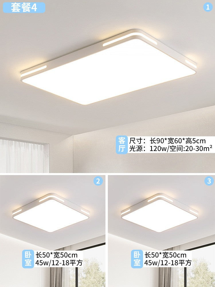 LED ultra-thin living room hall main light Zhongshan home improvement lighting intelligent voice-activated room bedroom advanced ceiling light