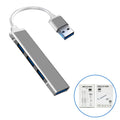 Type-c hub 4-in-1 expansion dock for computers and tablets - usb hub with high-speed data transfer for usb drives