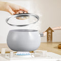 Cute baby baby food pot non-stick pot for home milk small pot small cooking pot gas stove snow flat pot milk pot