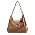 Vintage commute large capacity shoulder bag - women's niche design, new winter crossbody bag, versatile lightweight backpack