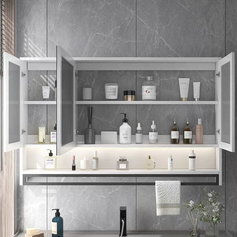 [Price reduction promotion] Bathroom mirror cabinet wall-mounted bathroom mirror with shelf dresser waterproof storage mirror box