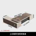 Luxury executive office desk and chair set - modern minimalist manager/ceo desk - painted finish - executive office furniture