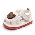 Summer infant toddler shoes, boys' and girls' squeaky shoes, tendon sole sandals, closed-toe baby shoes, soft sole non-slip children's shoes