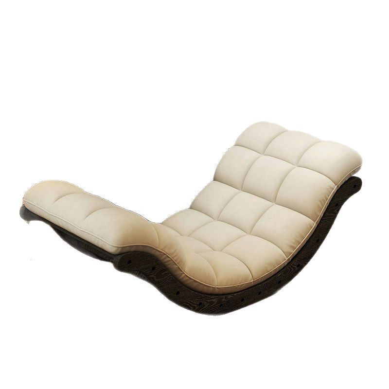 Multifunctional moon rocking chair retro lazy sofa living room balcony for home casual lunch break recliner