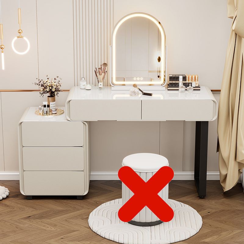 new master bedroom vanity table - solid wood, light luxury, high-end feel, chest of drawers integrated makeup vanity, bedroom makeup table