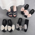 Spring/summer anti-slip platform sandals & slides for women - new 2025 collection - bow detail, high heel, slimming & height increasing