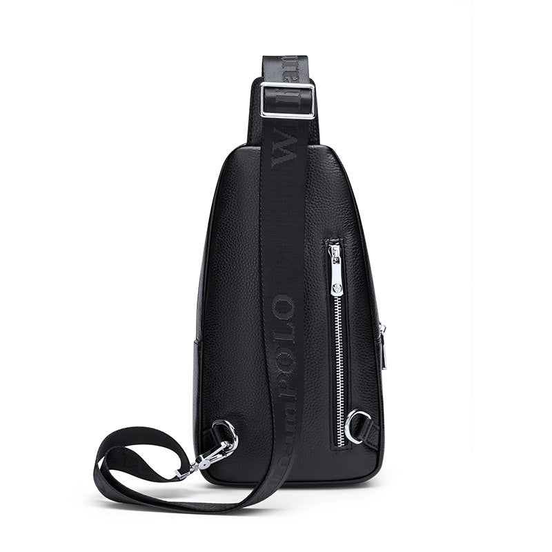 Emperor Paul Breast Bag Men's Premium Fashion Versatile Men's Shoulder Crossbody Bag Crocodile Pattern Casual Chest Bag