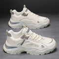Men's shoes 2026 new spring mesh breathable casual white sneakers men's anti-slip athletic student dad shoes trendy footwear