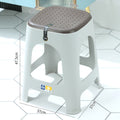 European style fashionthickened plastic stool cut out style bath stool stackable four-color high stool adult home cooked rubber stool