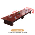 Saint li paint conference table with solid wood veneer, rectangular table, company meeting large negotiation table and chair set