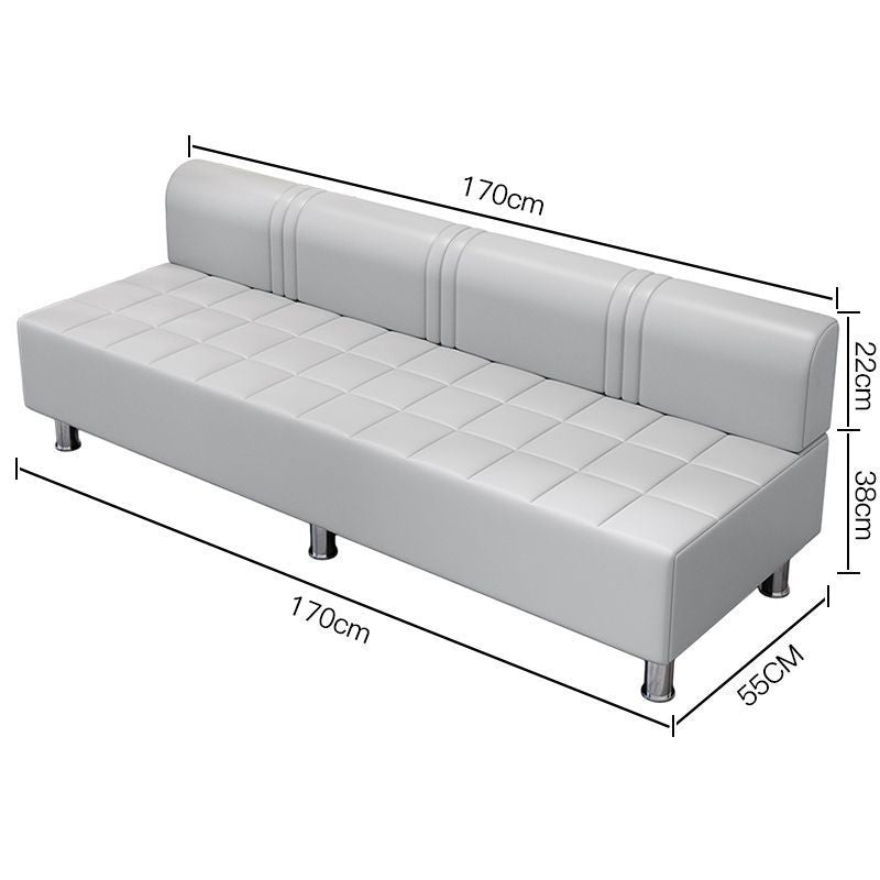 Influencer-approved salon waiting chair - stylish bench seat for hair salons & barbershops - comfortable lounging sofa for clients