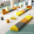 Office sofa irregular shape training institution patchwork sofa reception rest area business reception casual sofa sf-06