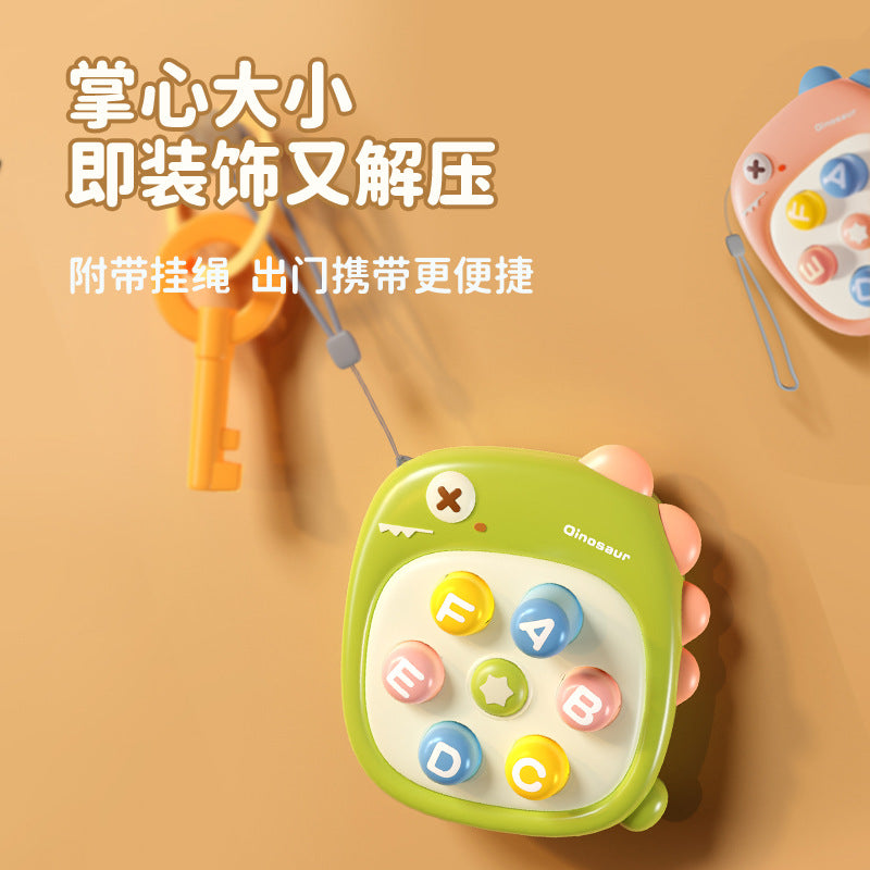 Cross-border new products Dinosaur whack-a-mole baby 0-3 years old Parent-child interaction Press music early education educational toys wholesale