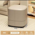 Nordic simple sofa stool fitting room cloakroom shoe changing stool makeup dressing stool stool foot stool leather stool square stool
