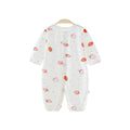 Baby clothes spring and autumn thin long sleeves air conditioning men's and women's baby onesie pajamas pure cotton newborn haki rompers