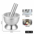 304 stainless steel garlic pounder iron mortar garlic mortar pounder bowl grinding mash can for home pound medicine pair nest pounding bowl pound mortar