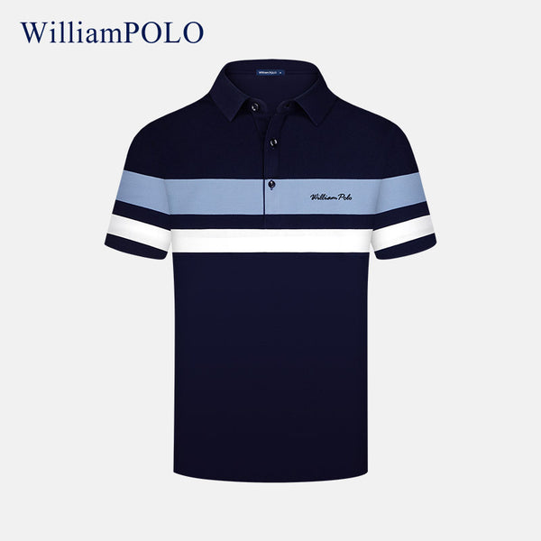 Emperor Paul POLO shirt men's short-sleeved new men's short-sleeved T-shirt slim-fitting pure cotton POLO shirt men's wholesale