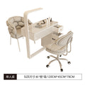 120cm multifunctional single table (white) + porcelain surface + set
