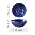 Minimalist style personalized ceramic small sauce dish - home use cartoon cute dish - dipping sauce dish - snack dish - soy sauce seasoning dish