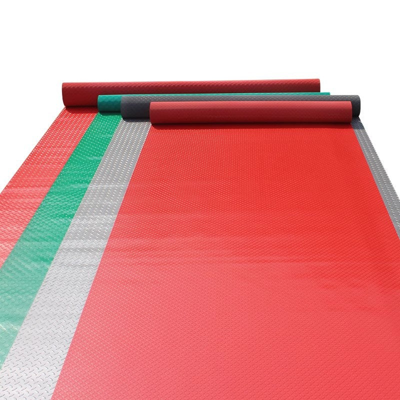 Pvc anti-slip mat - thickened, wear-resistant, waterproof plastic carpet - anti-slip floor mat for stairs, hallways, full coverage flooring, and floor adhesive