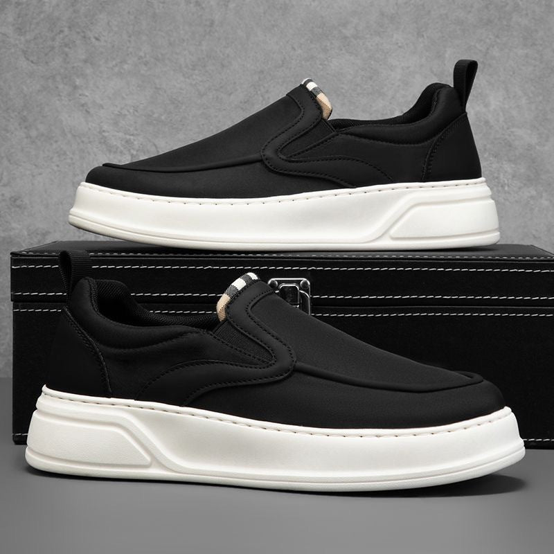 Spring men's shoes 2026 spring/summer new arrivals: versatile, soft-soled, comfortable, breathable slip-on casual canvas shoes