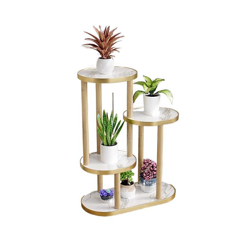 Bogu rack solid wood chinoiserie small duobao pavilion purple clay teapot tea set shelf flower pot plant rack display rack