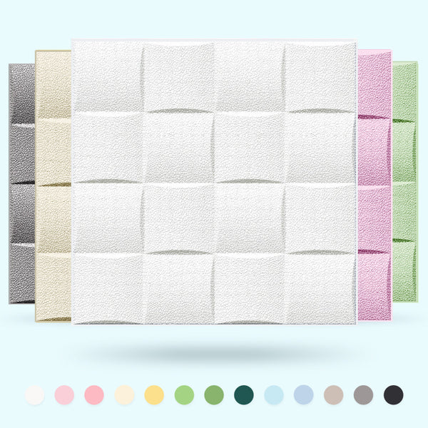 Wallpaper self-adhesive bedroom 3d three-dimensional wall sticker soft package wall surrounding background wall decoration foam wallpaper sticker home