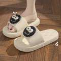 2025 new women's summer slippers - cloud-like comfort, soft sole, non-slip, thick-soled, one-strap sandals for home and bathroom use - wholesale