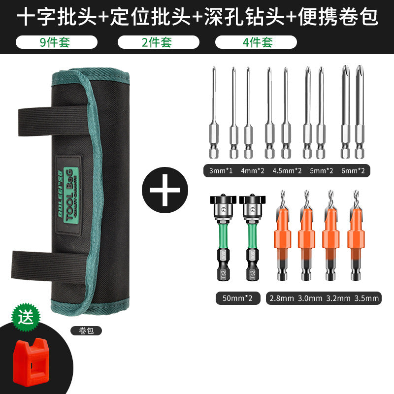 Roller Tool Bag Batch Electrician Small Portable Wear-resistant Fanny Pack Wear-resistant Storage Bag Multifunctional Portable Roll Bag