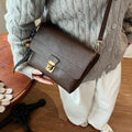 Classyretro small bag for women 2024new arrivalfashioneasiest for match wide shoulder strap one shoulder armpit bag crossbody small square bag